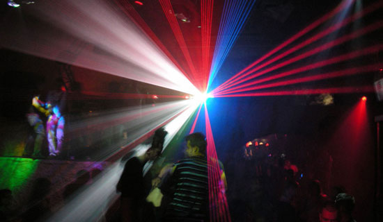 Show laser volumétrique